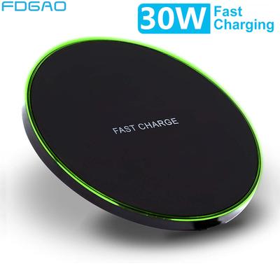 30w Wireless Charger Dock For Samsung S22 S21 S20 Note 20 Iphone 14 13 12 11 Pro Max Xs Xr X 8 Induction Fast Charging Pad