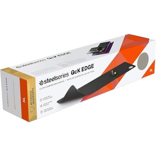 SteelSeries Gaming Mouse Pad Large Stitched Non-Slip Rubber Base 90cm X 30cm X 0.2cm QcK Edge XL 63824