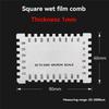 AEE4-Stainless Steel Wet Film Comb Paint Coating Wet Film Thickness Gauge Comb Gauge Film