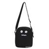 2025 Winter neue kleine quadratische Nylon-Tasche, lustige und süße Mini-Tasche mit Cartoon-Motiv, Handytasche für männliche und weibliche College-Studenten