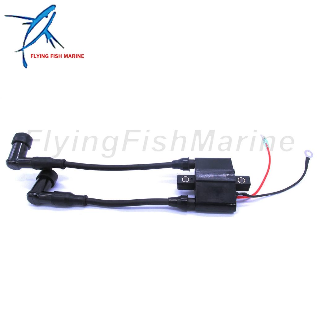 5041297 Ignition Coil W/Resistance Cap for Evinrude Johnson OMC Boat Motor 4-Stroke 9.8HP Outboard Engine