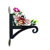 Wall Mount Plant Hanger Bracket With Bees Pattern Bird Feeder Lanterns Metal Hanging Hook For Garden Patios Decoration