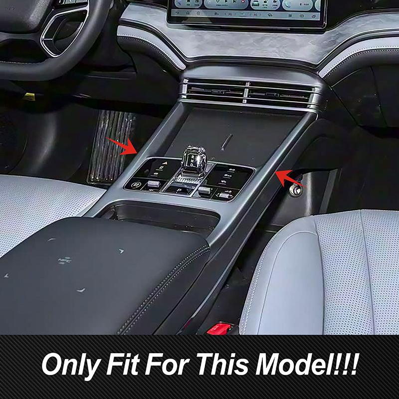 Car Styling Center Console Gear Shift Frame Decoration Cover Trim For BYD Seal dmi  2024 Interior Accessories