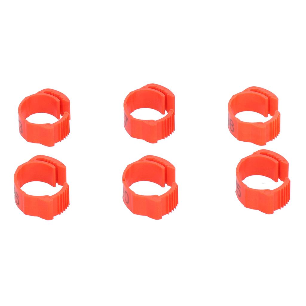 100 STK Pose Fjærkre Beinbånd Clip-On Fotringer med 01100 Numre for Kylling And Gås Forsyninger