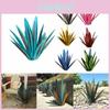 Exquisite Metal Tequila Agave Plant Sculpture With Nine Leaves For Yard Decor