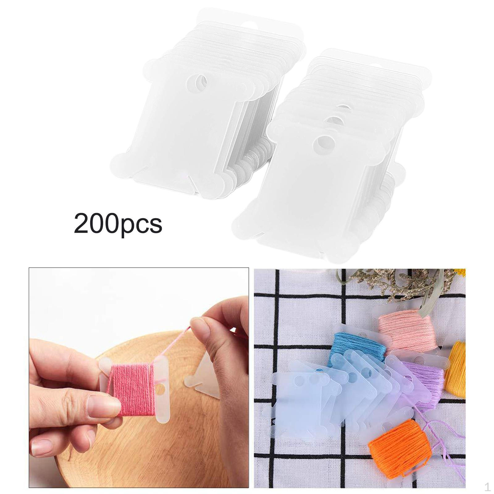 

200 шт. Муліне Бобіни Нитки Органайзер DIY Вишивка для чистий