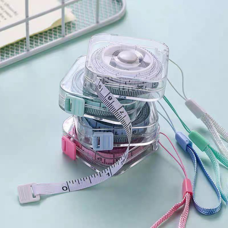 2-Meter Mini Metrisch Und Imperial Langlebiges Maßband Multifunktional Und Hochpräzise Haushalts Schrumpf-Maßband