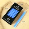 10 Pieces/boxed Colored Long Pole Candles for Household Lighting Candlelight Dinner Western Restaurant Emergency Power Outage Wax Candle