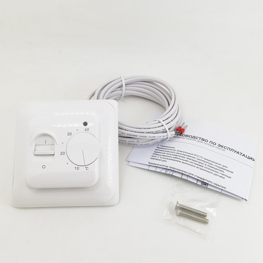 220v 16a Programmable Electric Floor Heating Thermostat Ntc Sensor Temperature Controller Universal Warm Regulator