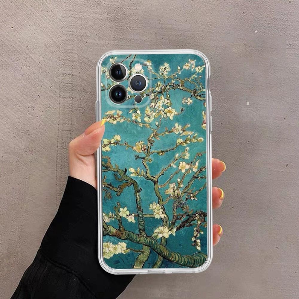 Van Gogh Starry Sky Art Phone Case For iPhone 14 11 12 13 Mini Pro XS Max Cover 6 7 8 Plus X XR SE 2020 Funda Shell