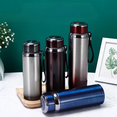 Olla Portátil para Exterior de Gran Capacidad Taza de Acero Inoxidable 316 Regalo Letras Vaso de Agua Botella Deportiva