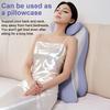 Couples Intimacy Pillow Memory Foam Chest And Back Relief Pillow Ergonomic Wavy Wedge Cushion for Multiple Posture Support Bed Sitting And Lying