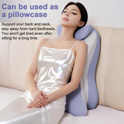 Couples Intimacy Pillow Memory Foam Chest And Back Relief Pillow Ergonomic Wavy Wedge Cushion for Multiple Posture Support Bed Sitting And Lying