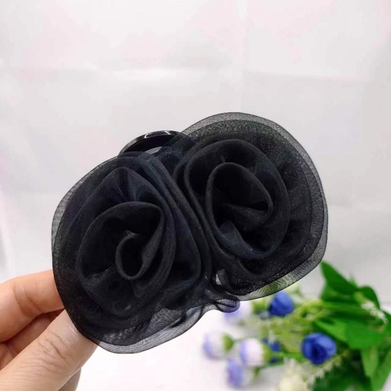 

Зажим для волос в виде сетки с розами во французском стиле для женщин. Элегантные и простые аксессуары для волос. Модный, шикарный и изящный зажим для волос на каждый день.