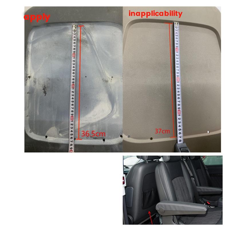 Car Seat Back Panel Backrest Rear Cover Storage Bag Car For Mercedes-Benz Viano W639 2011-2015 Spare Parts Gray
