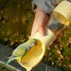 Bird Drinker Puppy Portable Water Bottle Food Feeder Leak Proof OutdoorTravel Drink Bowl Parrot Kettle Water BottleforBird 380ml