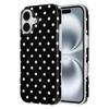 For iPhone 16 Plus Case Dot Design IMD TPU Phone Back Cover