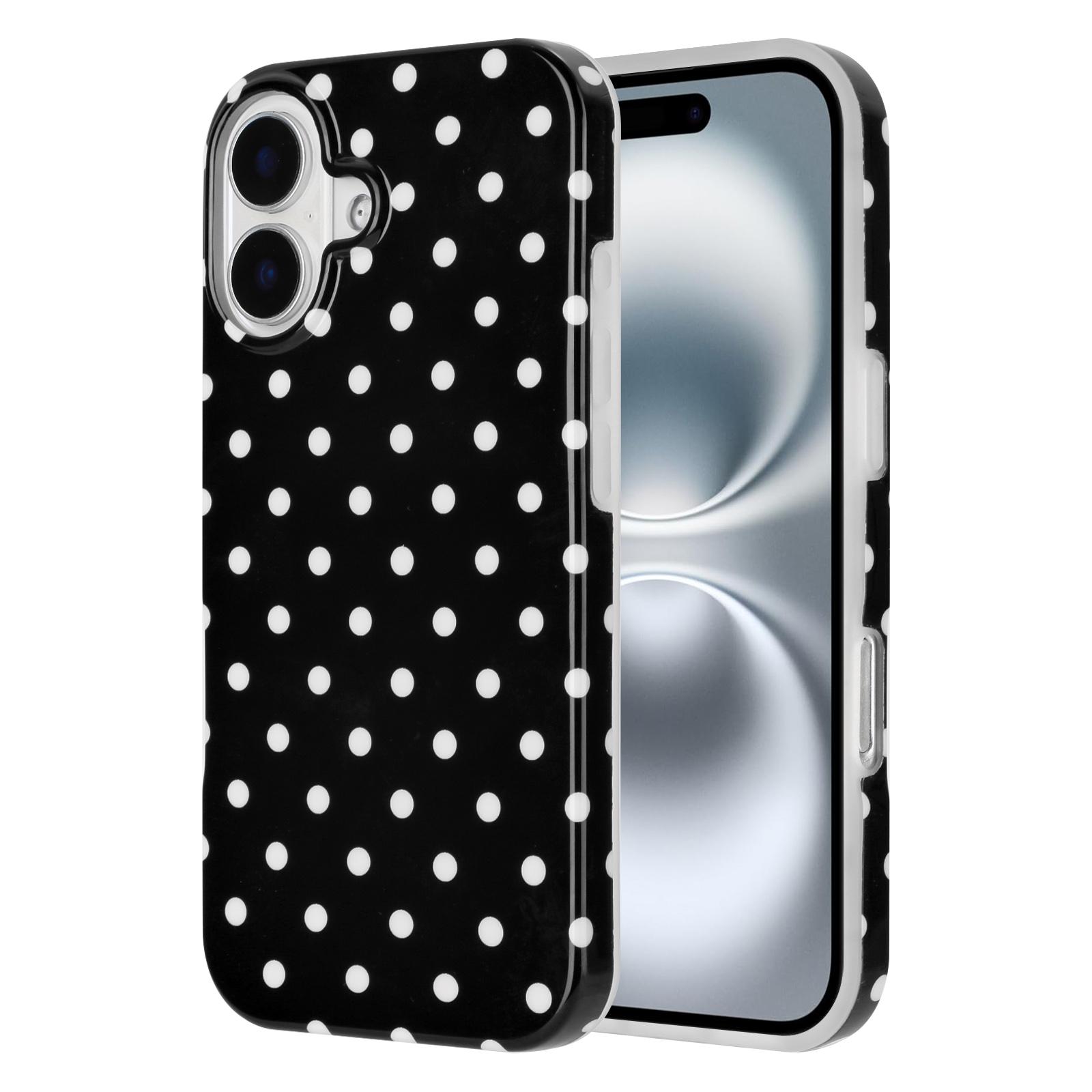 For iPhone 17 Case Dot Design IMD TPU Phone Back Cover