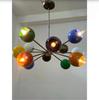 12 Multi Color Modern Sputnik Chandelier Mid Century Ceiling Light Fixture Ceiling Light