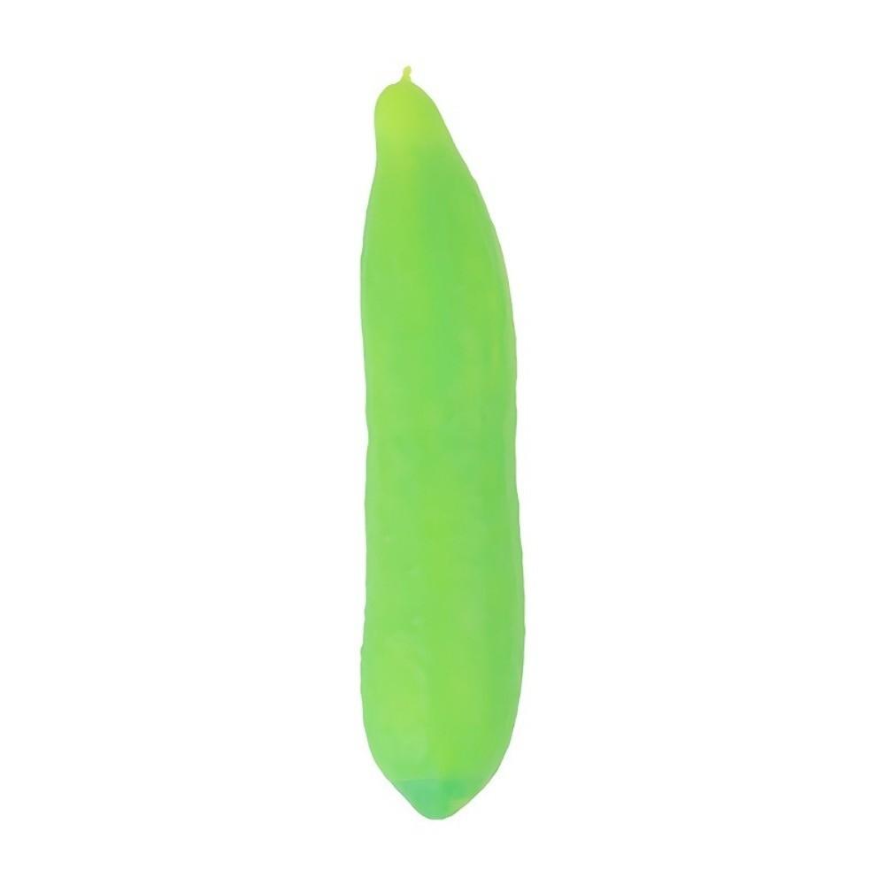 Simulation Vegetable Cucumber Squeeze Toy Slow Rebound Decompression Pull Toy  Anxiety Relief