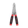 Adjustable Function Pliers For Wire Stripping Cutting Crimping Screwing With Steel Construction And Ergonomic Grip