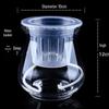 Hydroponic Glass Cylinder Vase for Pothos & Peace Lily - Transparent Water Culture Container with Free Shipping.
