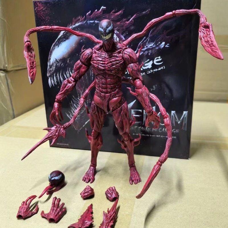 Shf Carnage Articulated Action Figure Marvel Venom 3 The Last Dance Collectible Model Toy For Marvel Fans & Collectors