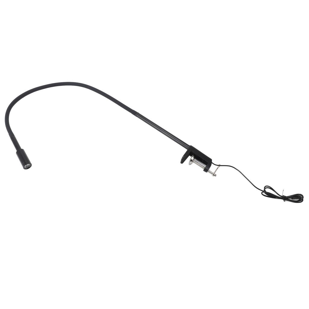 UV LED Schreibtischlampe Nagel Wimpern Lampe mit flexiblem Schwanenhals Klemme Fußpedalsteuerung Tragbar Kleber
