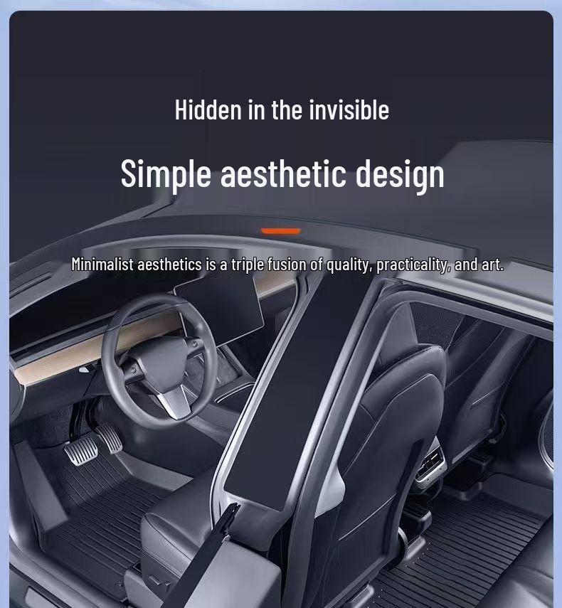 Tapis de sol TPE Haut de gamme pour Tesla Model Y/3 - Accessoires Auto Personnalisés