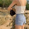 Women's High Waist Denim Shorts 2025 - Summer Stretchy Butt Lifting Hot Pants, Sexy Slimming Short Jeans