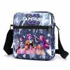 KPOP Oxford Cloth Print Crossbody Lunch Bag for Students Casual Shoulder Bag with Cartoon Design
