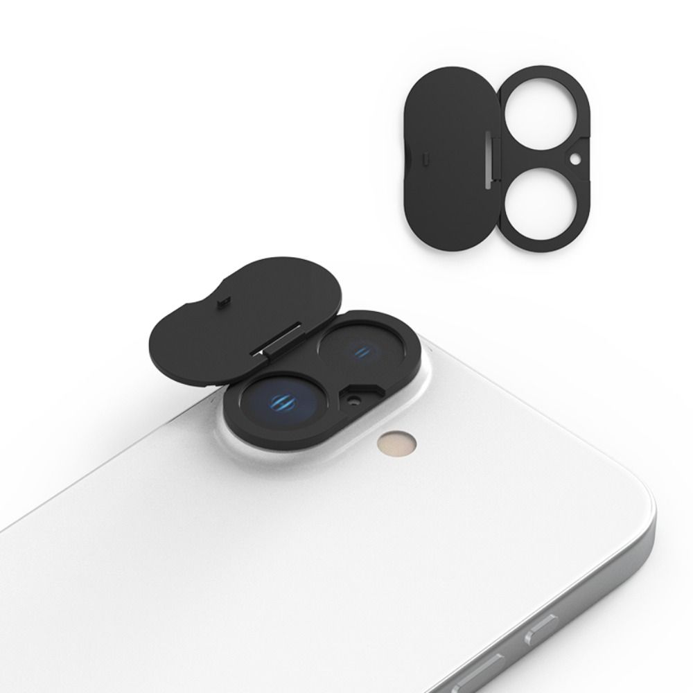 Schutzrückseite WebCam-Abdeckung Kunststoff-Aufkleber Kameraobjektivkappe Kratzfestes Handy-Objektiv Sichtschutz für iPhone 16/16Plus