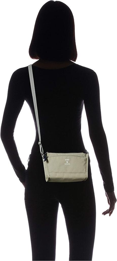 Shoulder bag mini CABIN GTM0173Z Gray Beige [Anello Grande] lightweight/water repellent/multi-storage