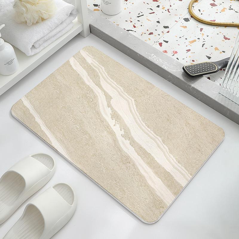 Sam, the Same Diatom Mud Floor Mat, Hard Bathroom Floor Mat, Toilet Door Floor Mat, Toilet Diatomite Quick-drying Non-slip