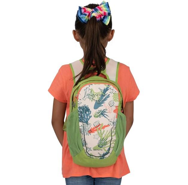 Рюкзак Osprey Daylite coral life print green (Junior)