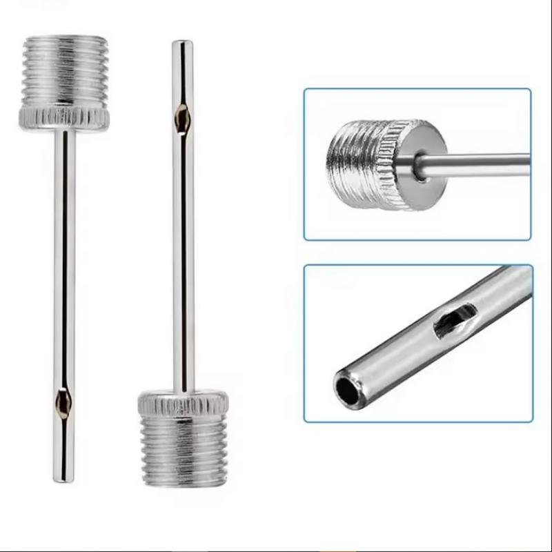 5/10/20PCS Sport Ball Inflating Pump Needle For Football Basketball Soccer Inflatable Air Valve Adaptor Stainless Steel Pump