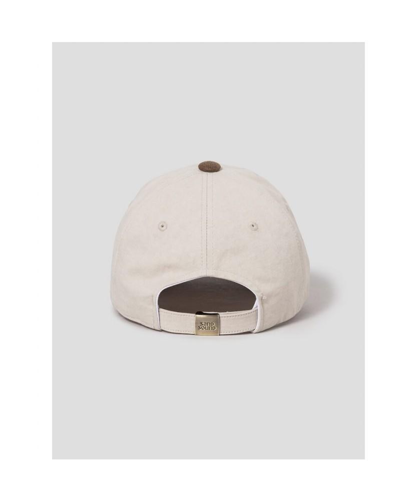 Saendeusaundeu (Unisex) Carwash Embroidery Ballcap Beige