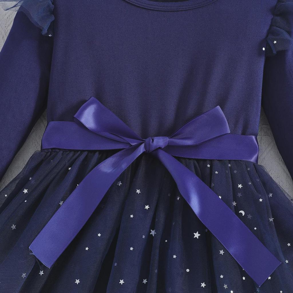 2025 Autumn/Winter New Girls' Sequin Princess Dress
