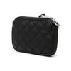 Moschino Chain Strap Crystal Embellished Nylon Shoulder Crossbody Bag Women Bags Black