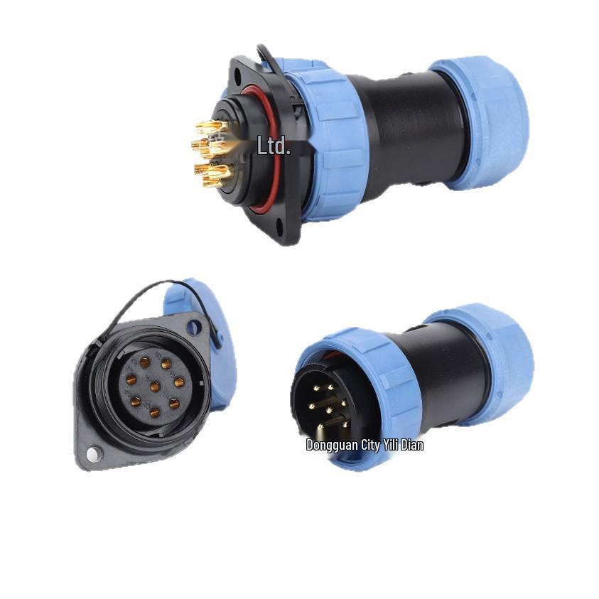Waterproof SP13/17/21/29 Aviation Connector: Male Female 2 to 26 Pin Rhombus Socket