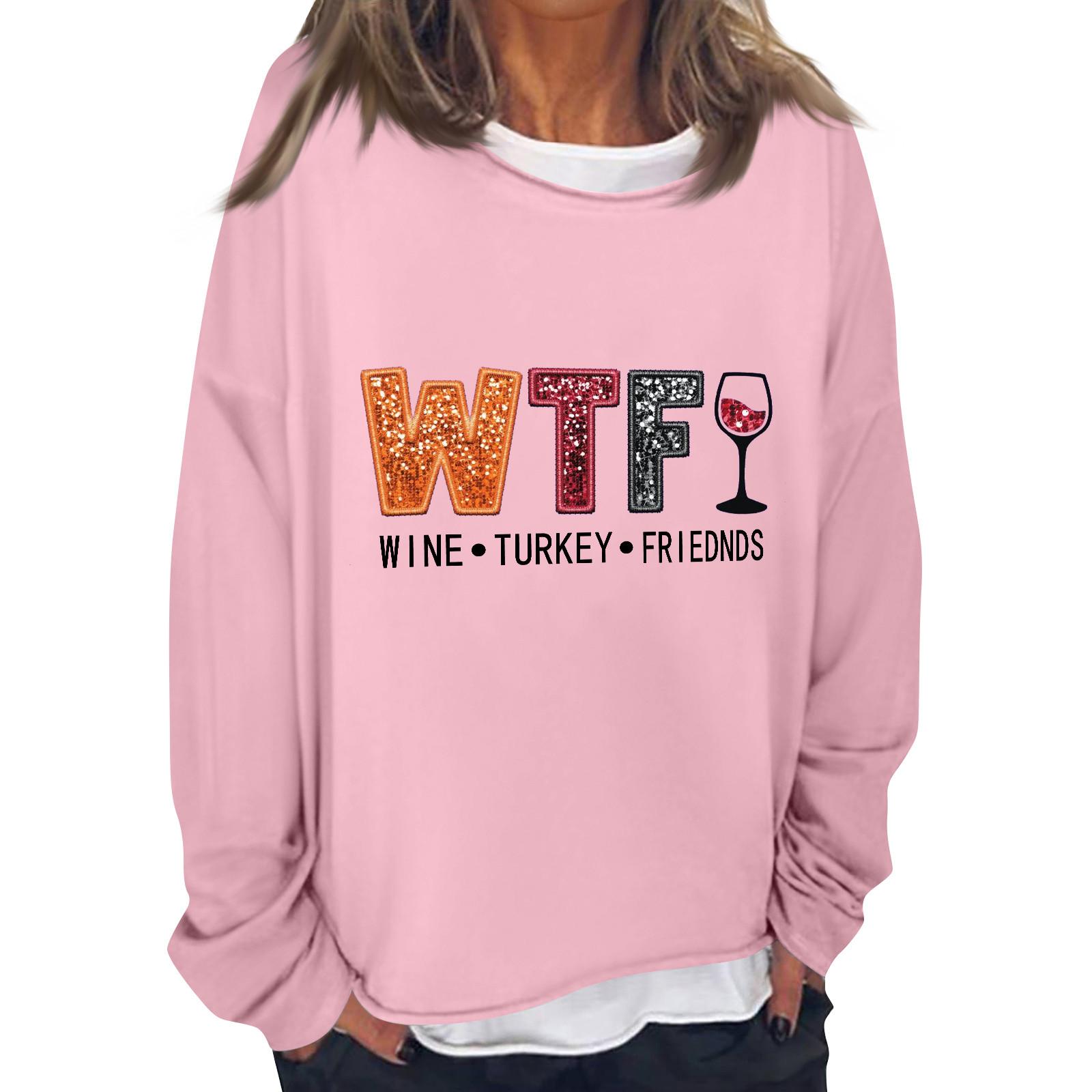 

Женская повседневная модная толстовка с длинным рукавом и круглым вырезом, многослойный пуловер XL розовый