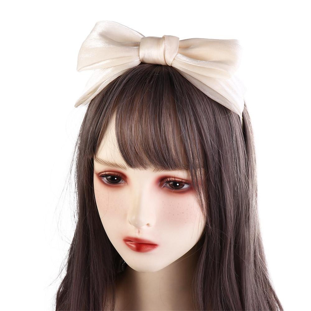 Headress Hair Accessories Bright Silk Hairband Bow Hair Hoop Korean Style Hairband Women Headband
