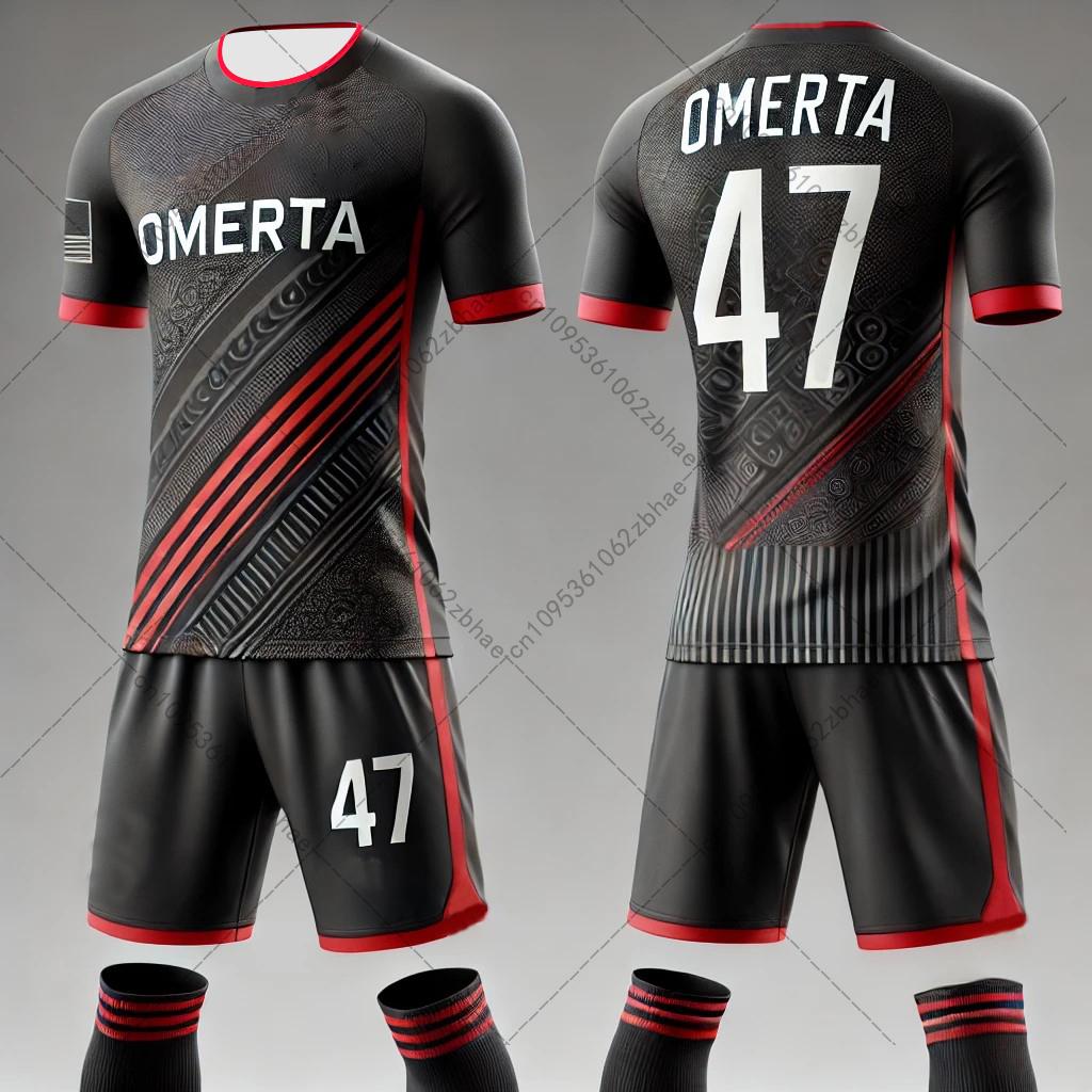 

Трикотажний костюм, Чоловічий спортивний костюм, Літні спортивні костюми для фанатів боксу OMERTA, Чоловічий повсякденний комплект з футболки з коротким рукавом та шортів S