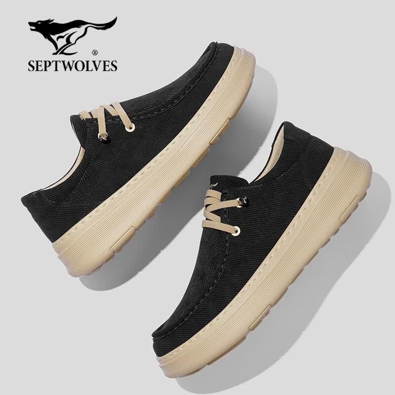 SEPTWOLVES Atmungsaktive Canvas-Freizeitschuhe für Herren