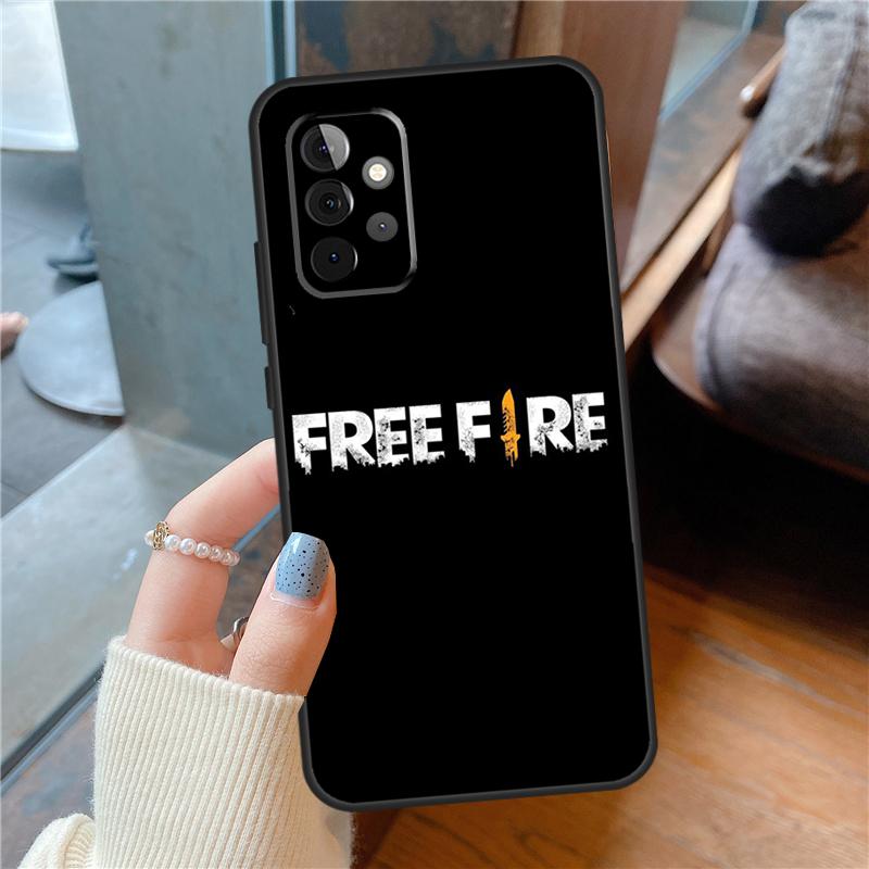 Free Fire Game Case For Samsung Galaxy A54 A34 A14 A32 A53 A13 A73 A33 A51 A71 A12 A22 A52 A72 Case Cover
