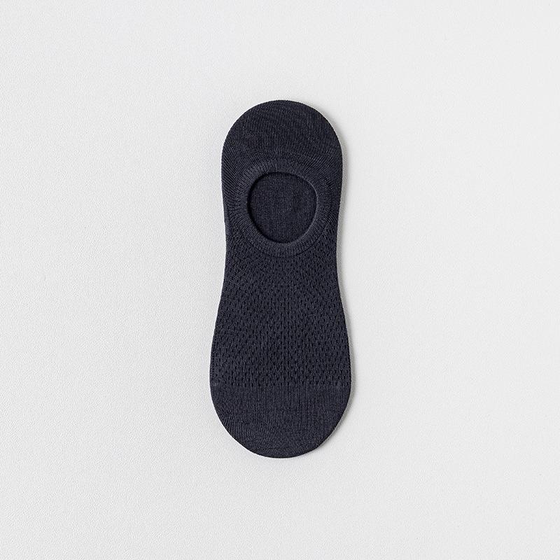 

Men s Summer Cotton Low-Cut Invisible Socks - Breathable, Anti-Slip Mesh for Casual or Business Wear Men s Free Size (40-44)