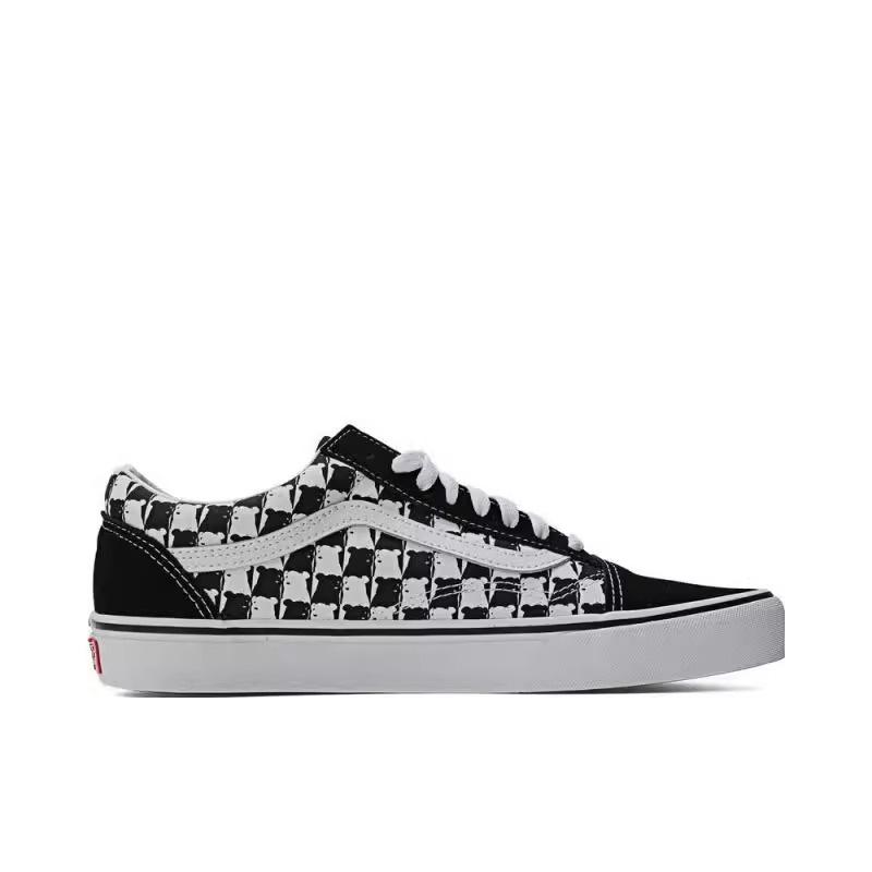 Vans Old Skool Comfortable Versatile Low-Top Skate Shoes Unisex Sneakers Black White VN000CR5BP9