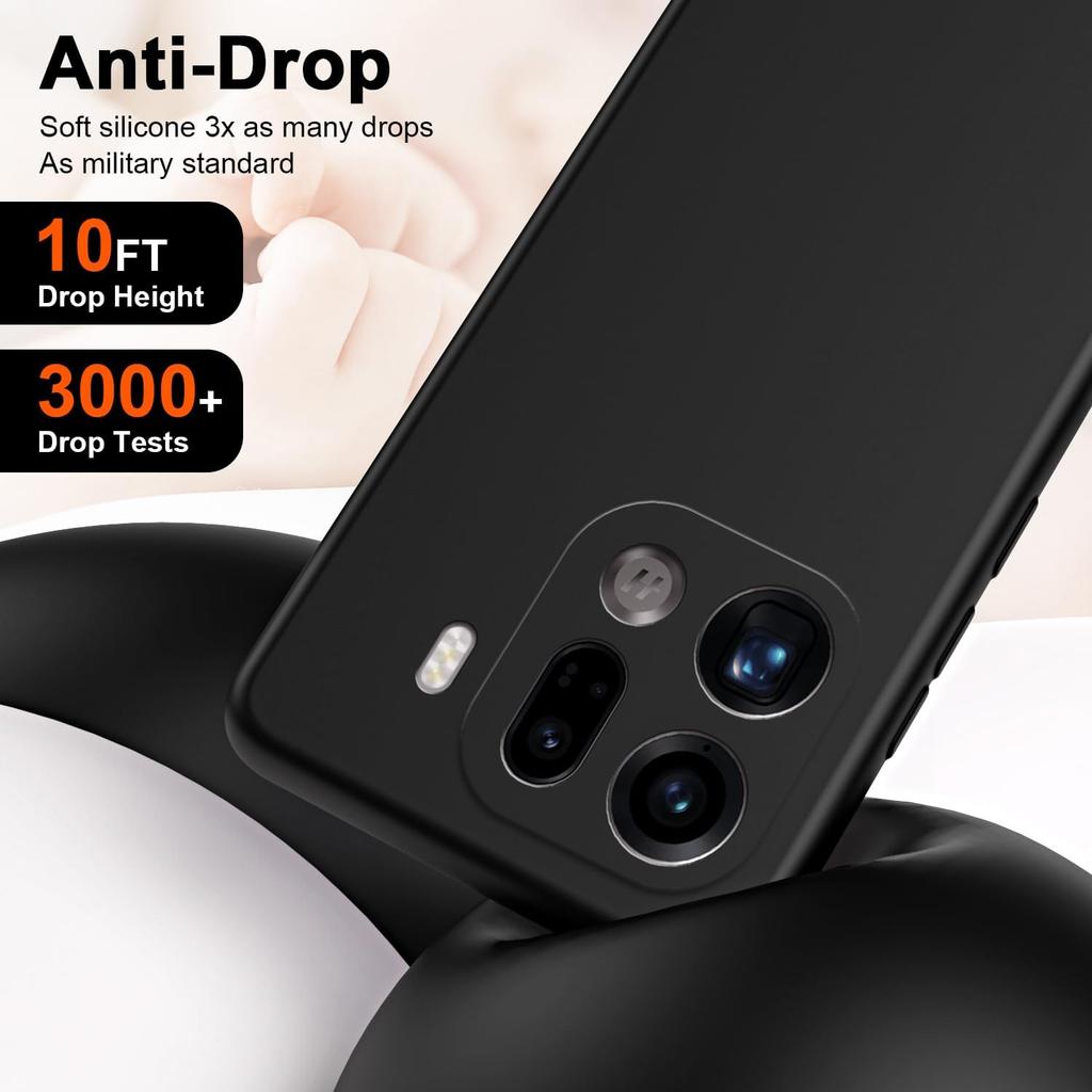 Flexible Liquid Silicone Case For OPPO Find X9 Pro 5G Protective Cover TPU Fundas Coque Capa