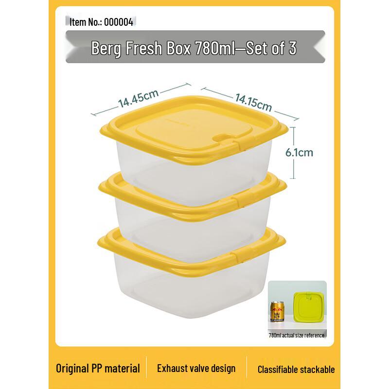 Chahua Refrigerator Freezer Sealed Food Storage Boxes