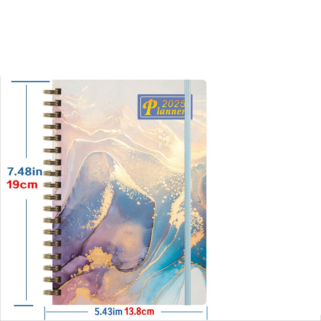 2026 2025 2024 A5 Selfcare Custom Simplified to Do List Notebook Weekly Daily Journal Undated Spiral Planner